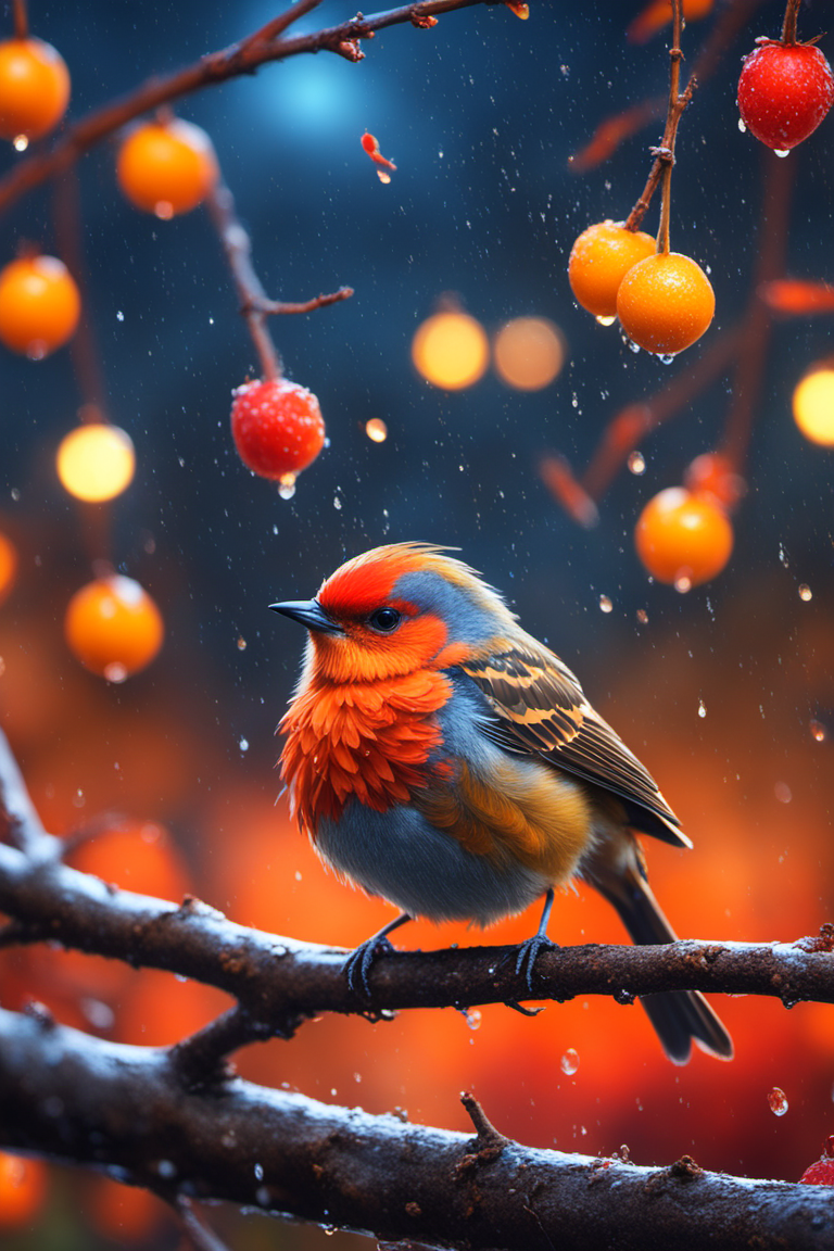 14221-434773558-there was a little bird named Jingwei. It had red feathers and a pointed mouth,rain,style of Pixar,_lora_xl_more_art-full_v1_1_,.png